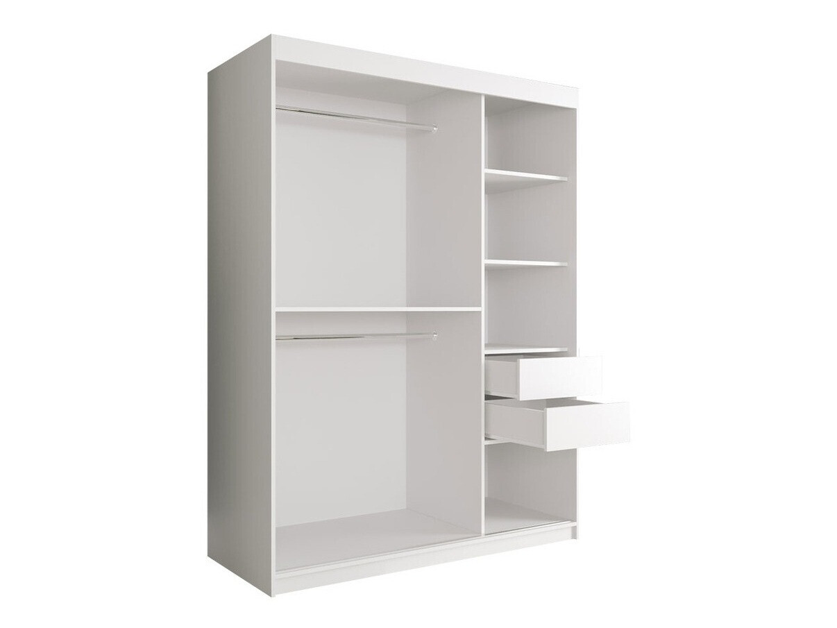 Шкаф Hartford 254 (Матовый черный + Черный мрамор)