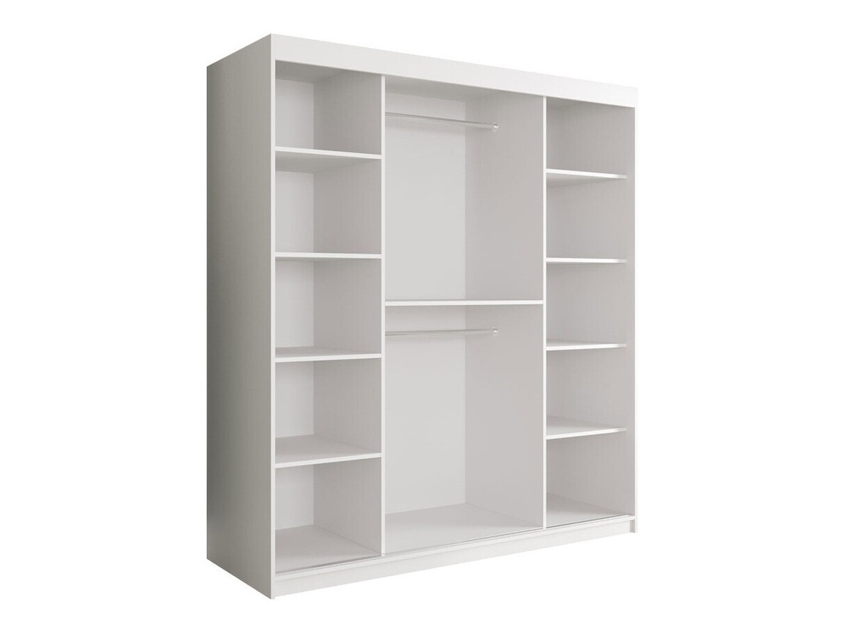 Шкаф Hartford 255 (Матовый черный + Черный мрамор)