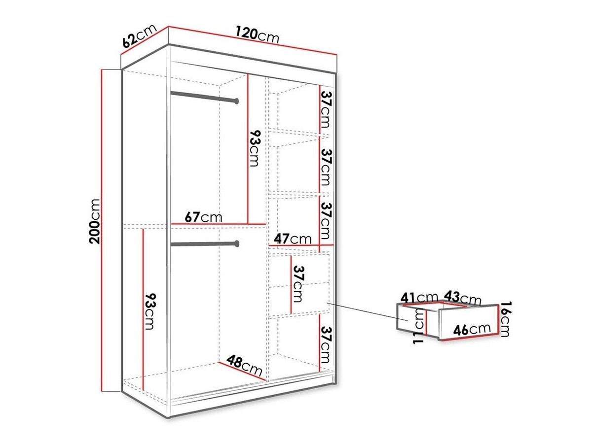 Шкаф Hartford 259 (Матовый белый + Черный мрамор)