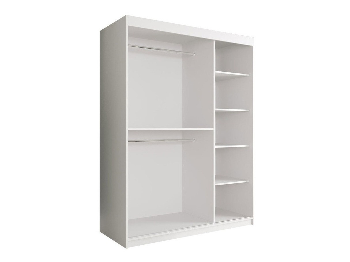 Skapis Hartford 248 (Matēts melns + Melnais marmors)