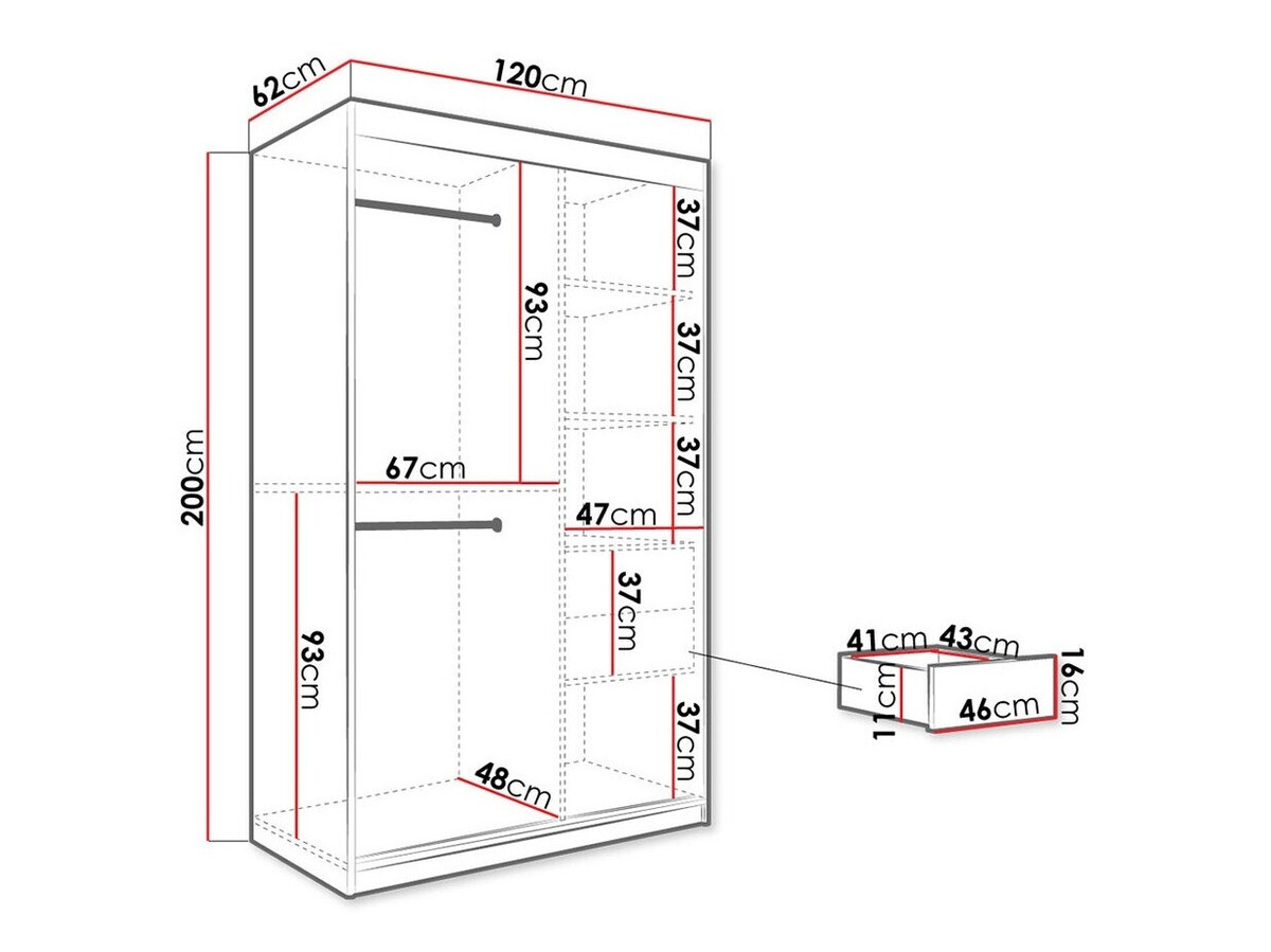 Skapis Hartford 253 (Matēts balts + Balts marmors)