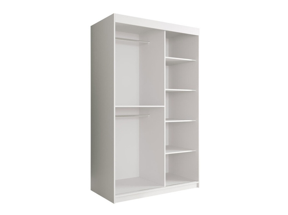 Шкаф Hartford 241 (Матовый белый + Черный мрамор)