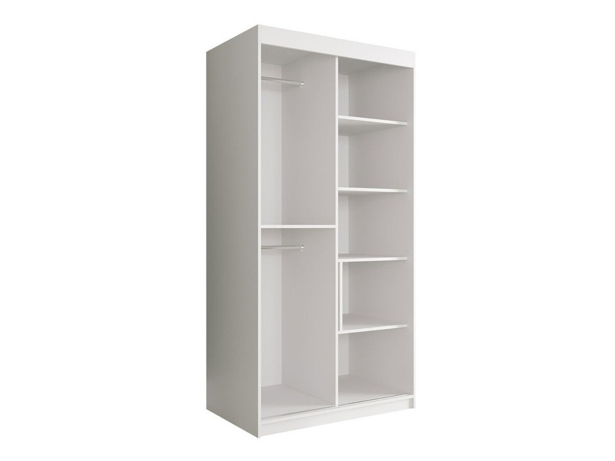 Шкаф Hartford 246 (Матовый черный + Белый мрамор)