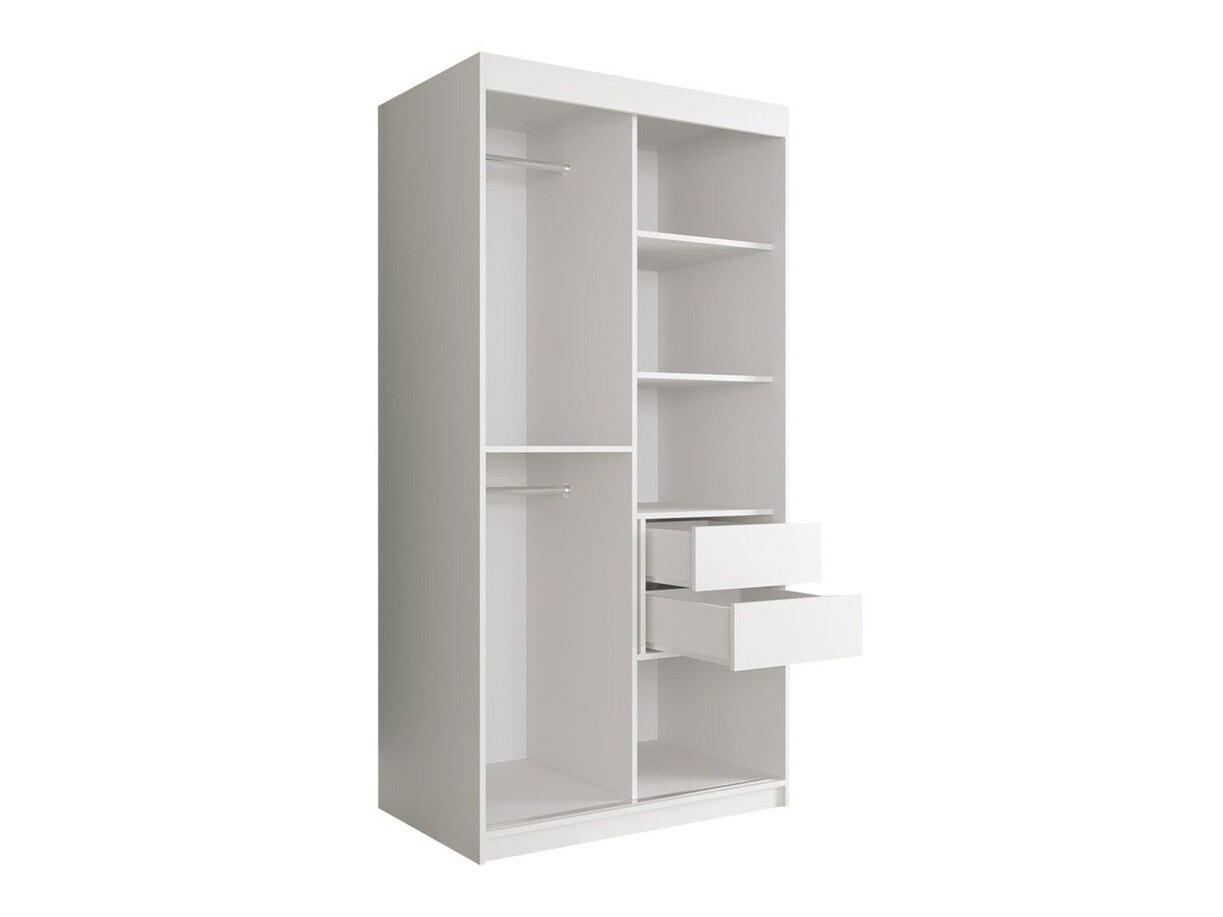 Шкаф Hartford 246 (Матовый черный + Черный мрамор)