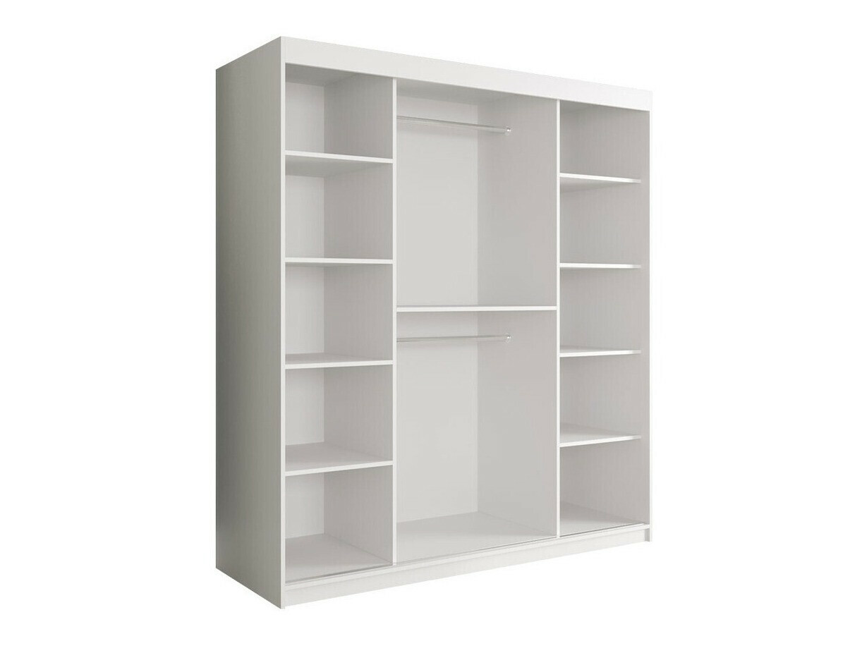 Skapis Hartford 243 (Matēts balts + Balts marmors)