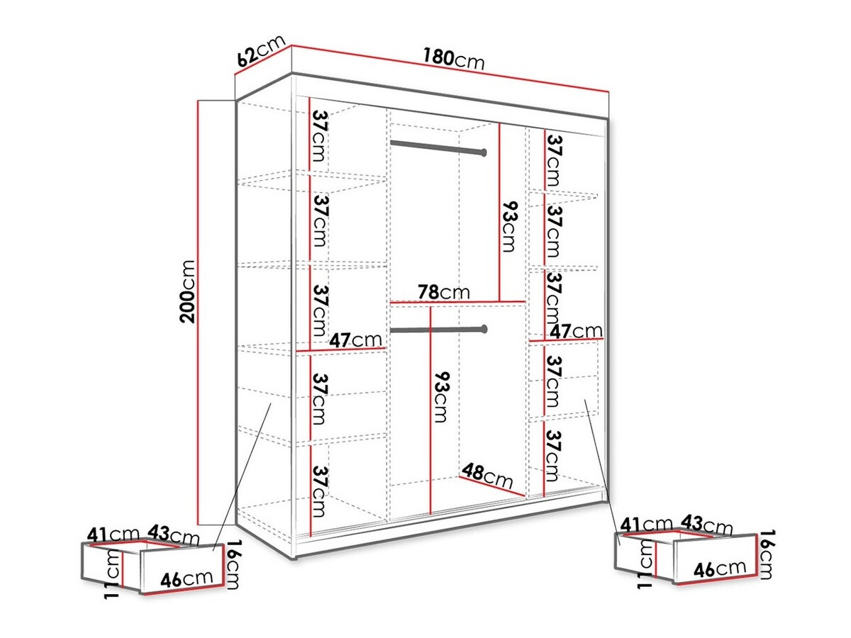 Skapis Hartford 243 (Matēts balts + Balts marmors)