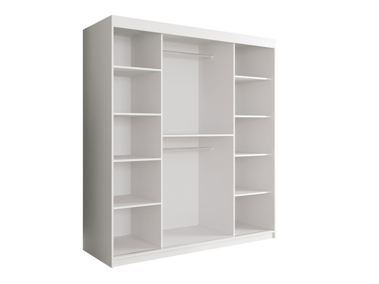 Skapis Hartford 243 (Matēts melns + Melnais marmors)