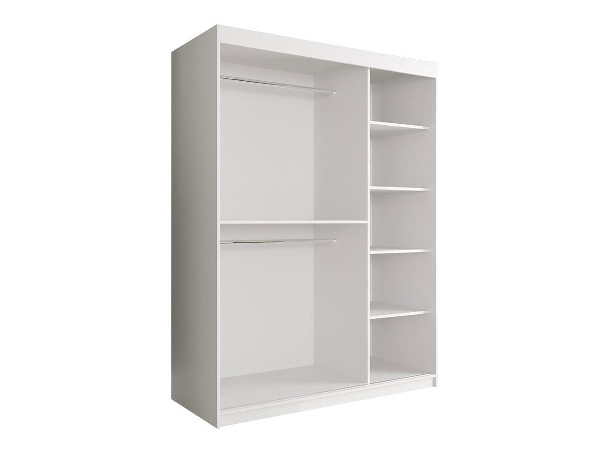 Шкаф Hartford 242 (Матовый черный + Черный мрамор)