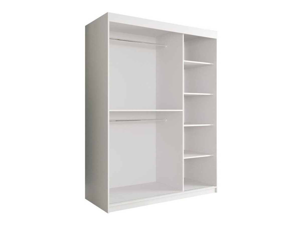 Skapis Hartford 242 (Matēts balts + Balts marmors)