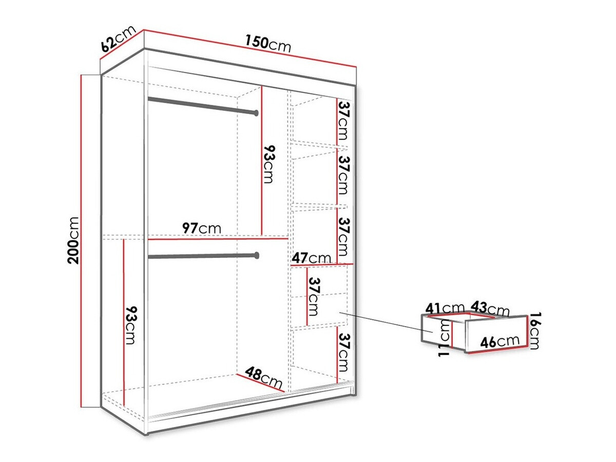 Skapis Hartford 242 (Matēts balts + Balts marmors)