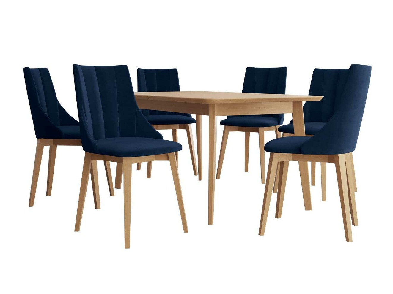 Ēdamistabas komplekts Racine 139 (Brūns + Magic Velvet 2216)