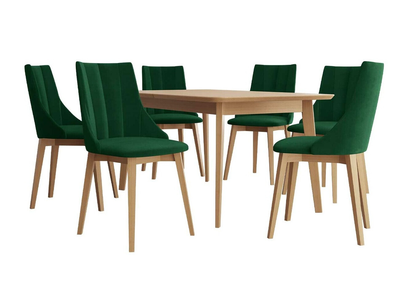 Ēdamistabas komplekts Racine 139 (Brūns + Magic Velvet 2225)