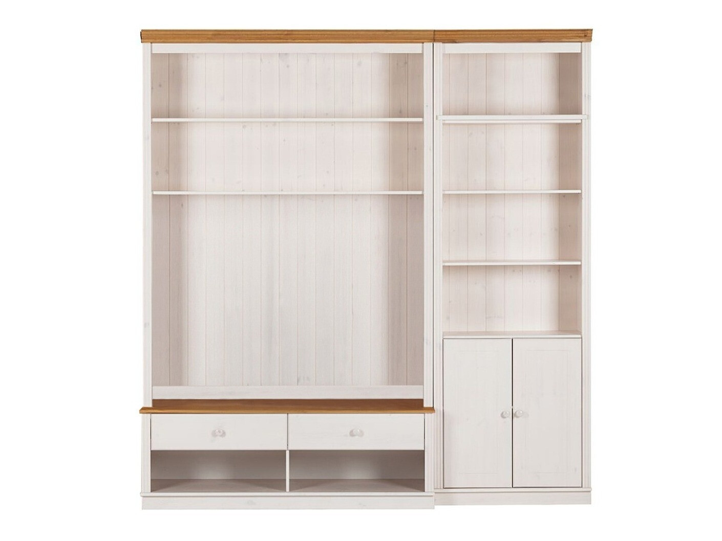 Набор для гостиной Saltoro 105 (Белый + Медовый дуб)