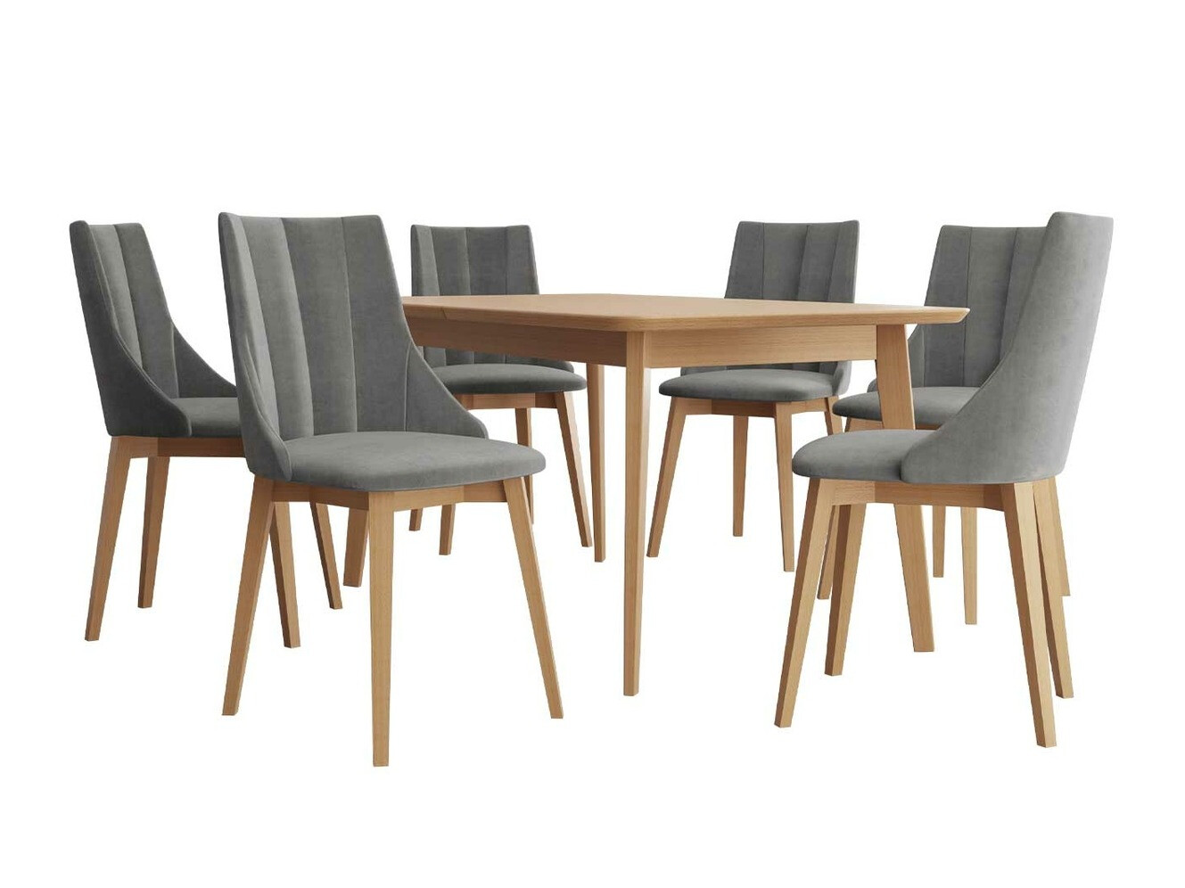 Обеденный гарнитур Racine 139 (Коричневый + Magic Velvet 2217)