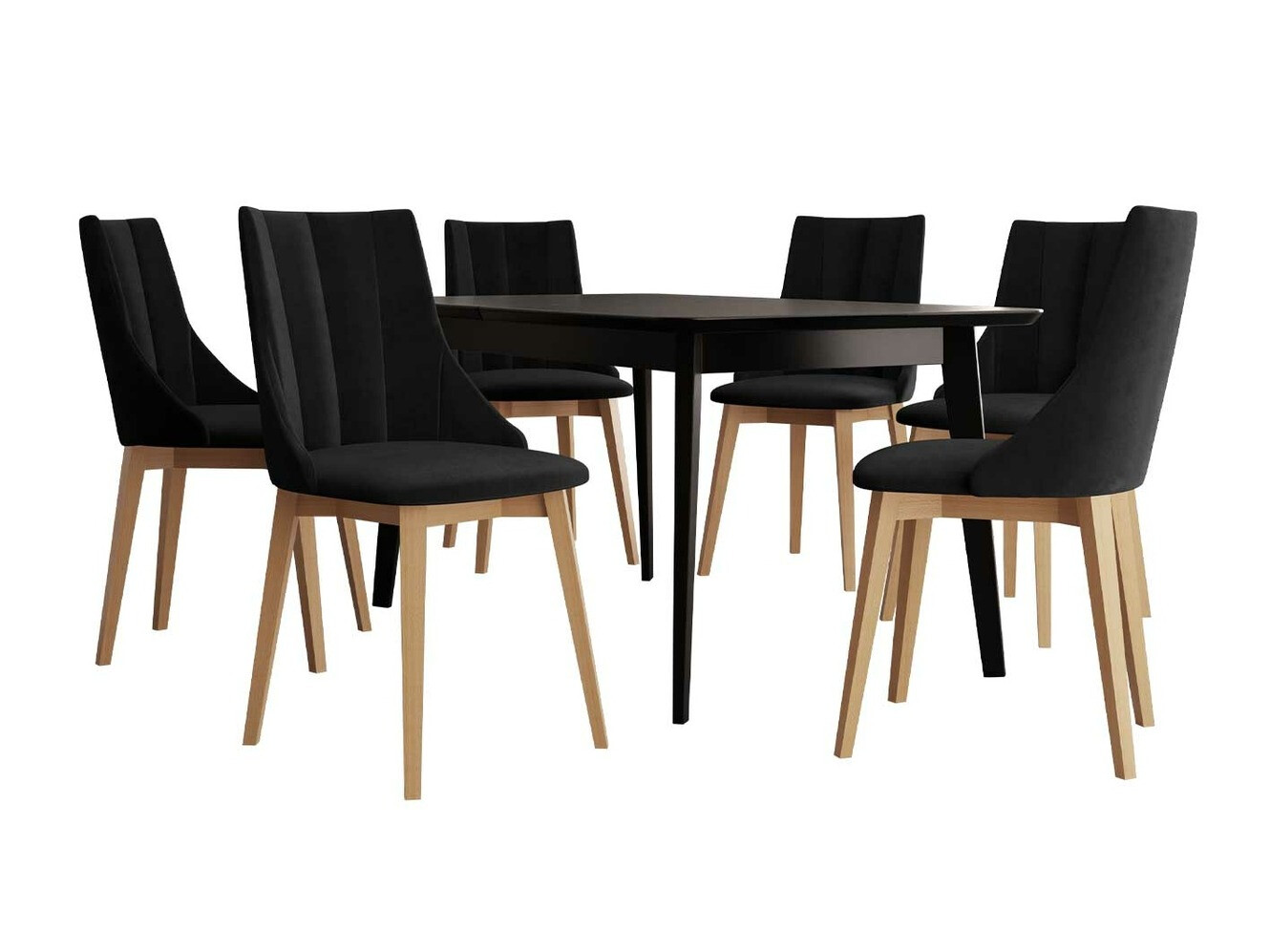 Обеденный гарнитур Racine 139 (Коричневый + Magic Velvet 2219)