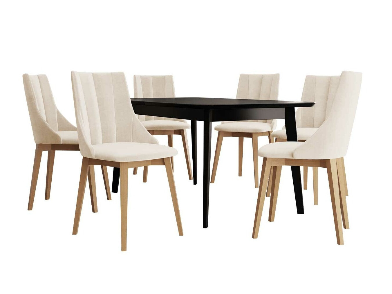 Обеденный гарнитур Racine 139 (Коричневый + Magic Velvet 2250)