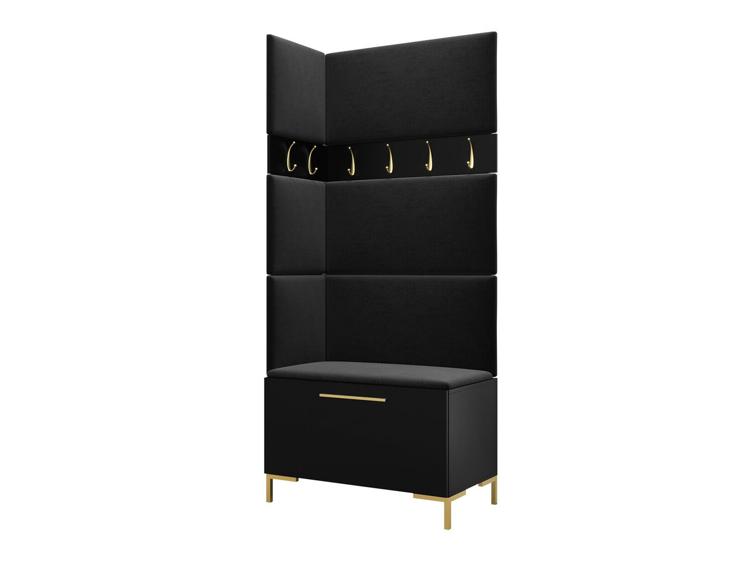 Priekšnama komplekts Tivsoa 103 (Melns)