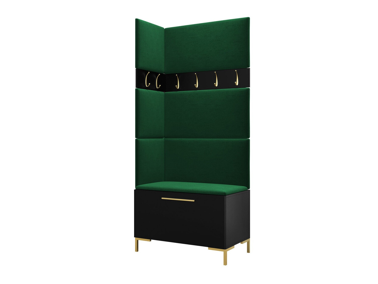 Priekšnama komplekts Tivsoa 103 (Melns)