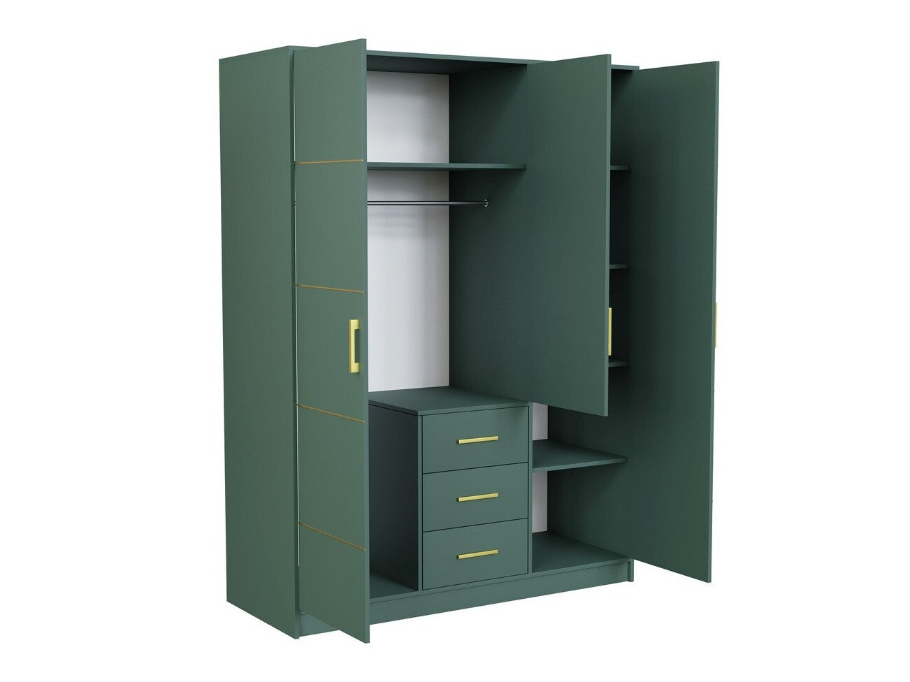 Skapis Dortivu 111 (Zaļš)