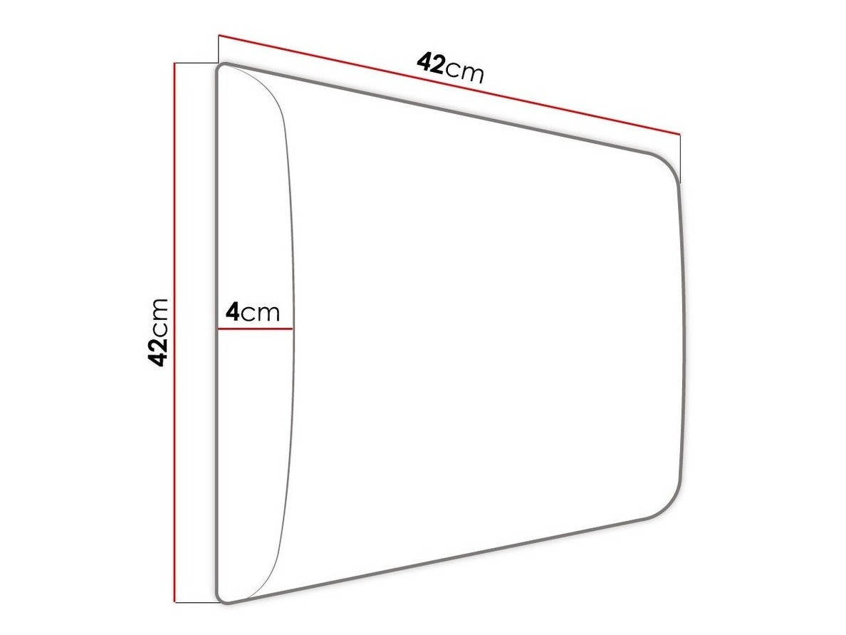 Mīksts sienas panelis Comfivo 411 (Soft 011) (42x42)