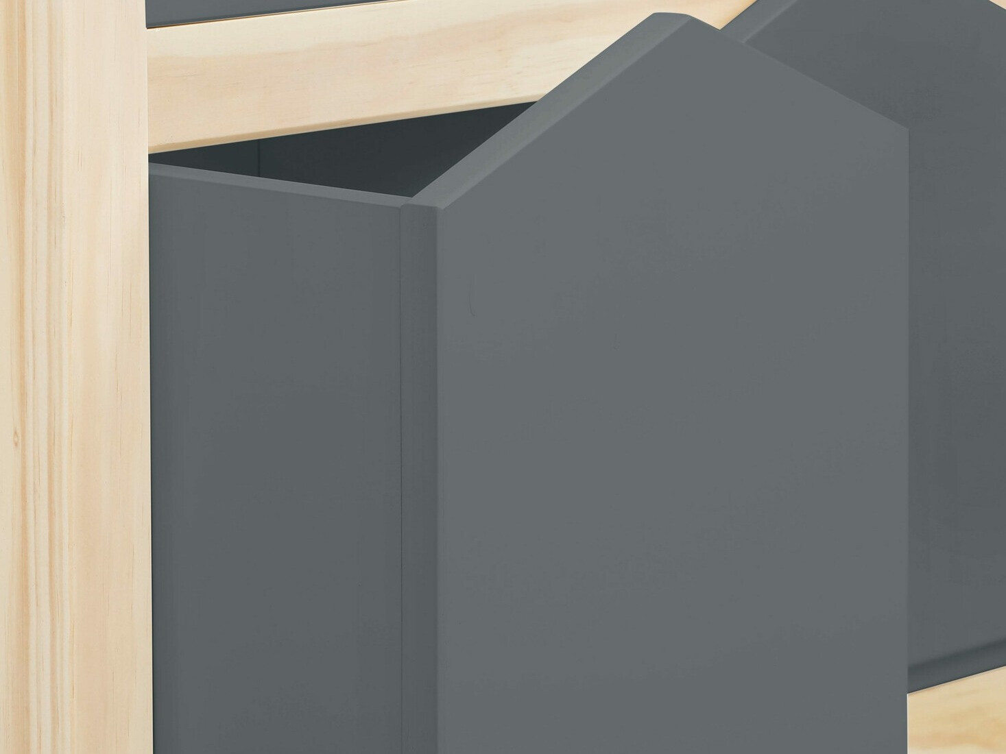 Стеллаж Fenmele 106 (Серый + Светлое дерево)