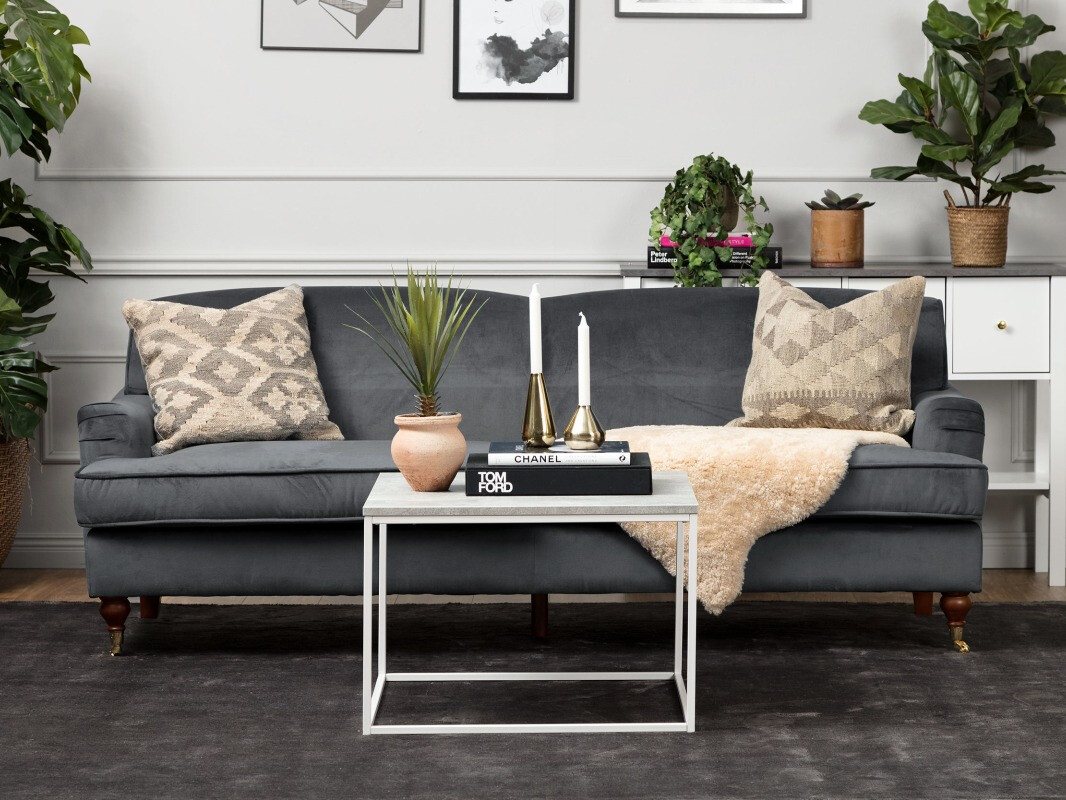 Dīvāns Augusta A102 (Pelēks)