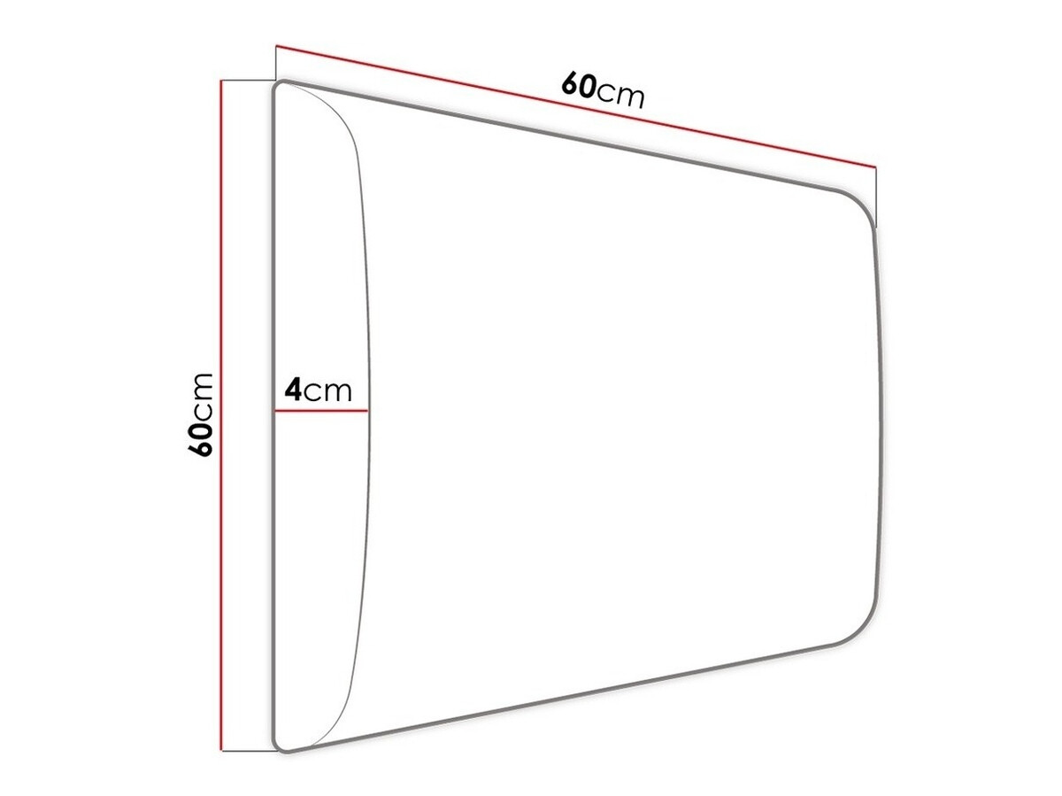 Mīksts sienas panelis Comfivo 288 (Soft 011) (60x60)
