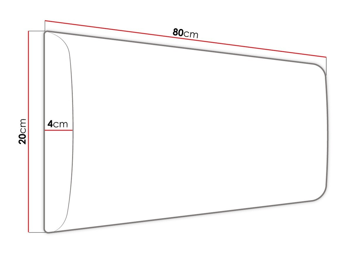 Mīksts sienas panelis Comfivo 291 (Soft 011) (80x20)