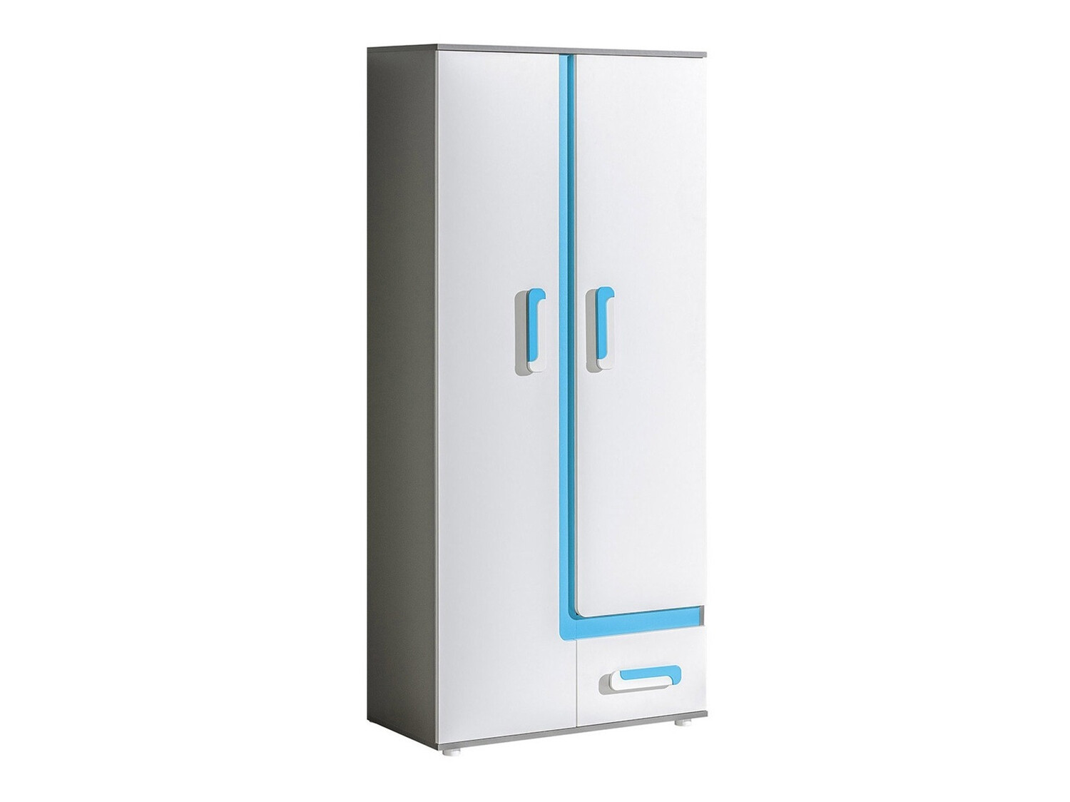 Plaukts Levtala 103 (Antracīts + Balts + Tirkīzs)