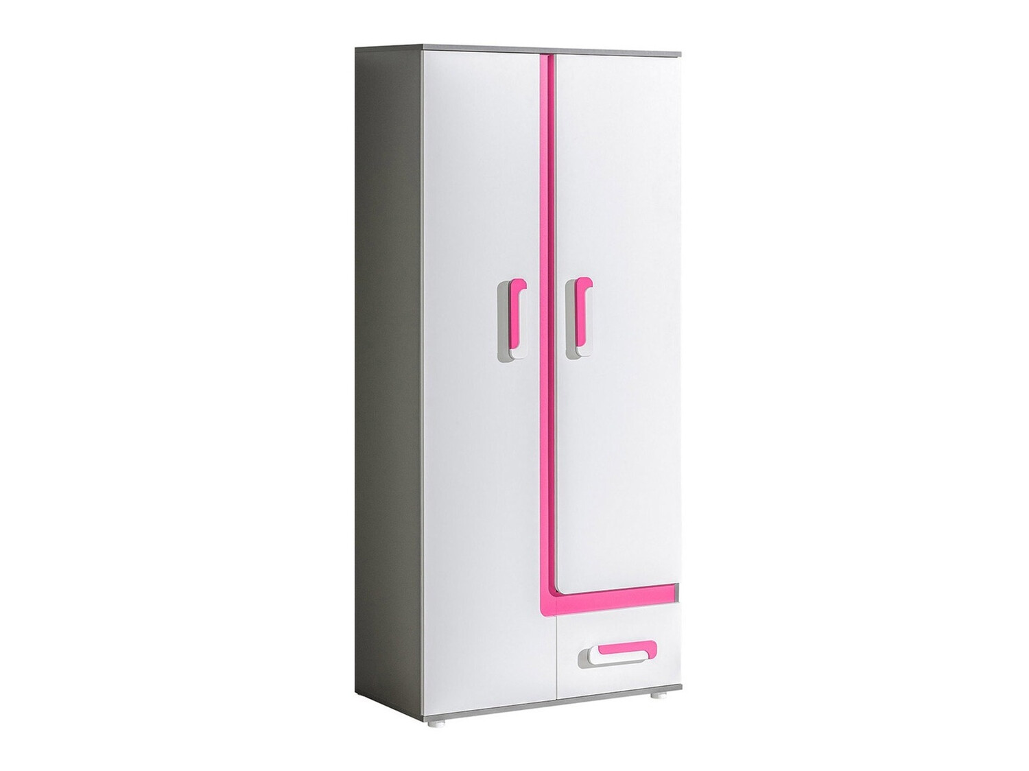 Plaukts Levtala 103 (Antracīts + Balts + Tumši rozā)