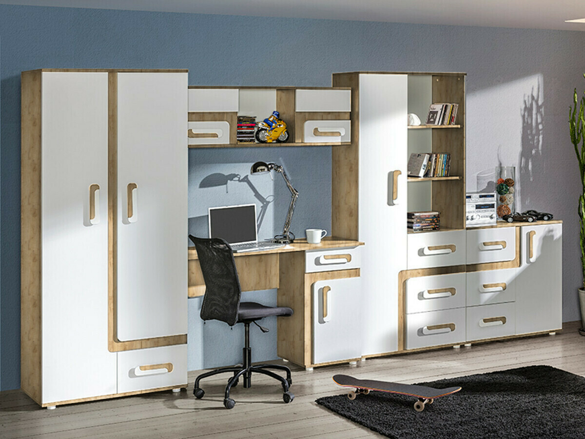 Kumode Levtala 108 (Antracīts + Balts + Tirkīzs)