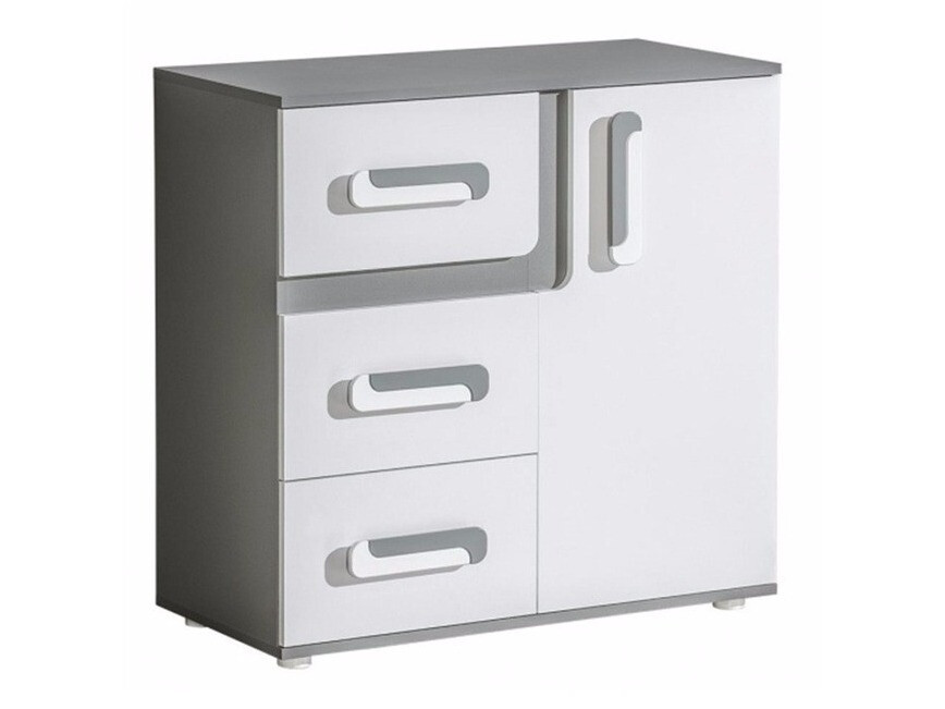 Kumode Levtala 108 (Antracīts + Balts)