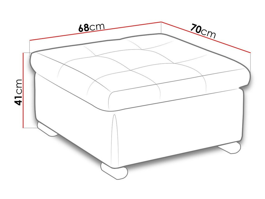 Pufs Comfivo 115 (Magic Velvet 221)