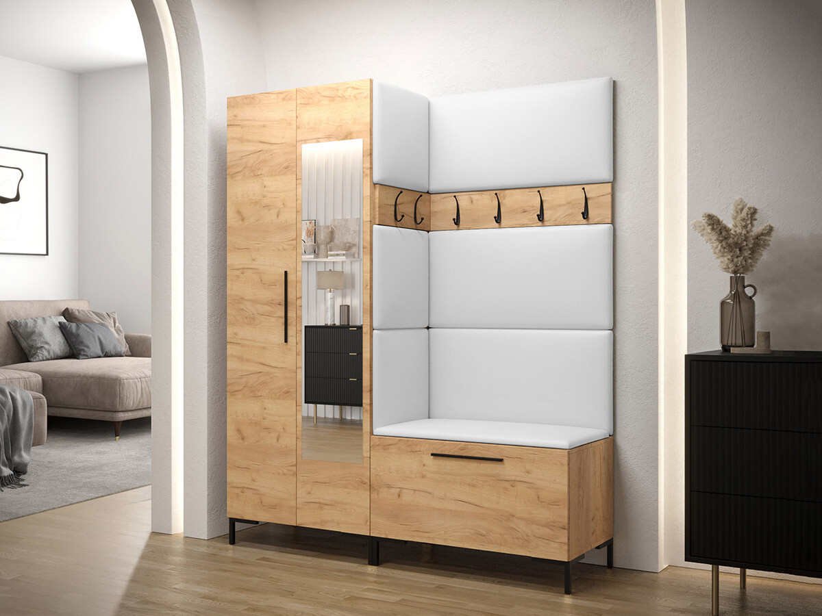 Прихожая Tivsoa 107 (Экокожа кожа Soft 017)