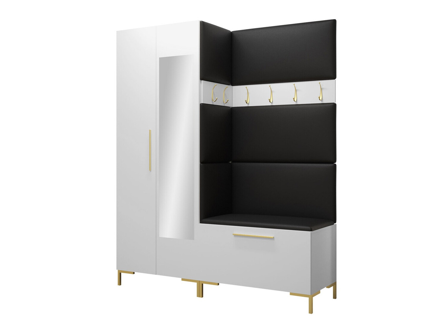 Прихожая Tivsoa 107 (Экокожа кожа Soft 011)