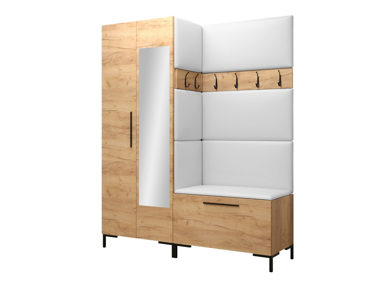 Прихожая Tivsoa 107 (Экокожа кожа Soft 017)