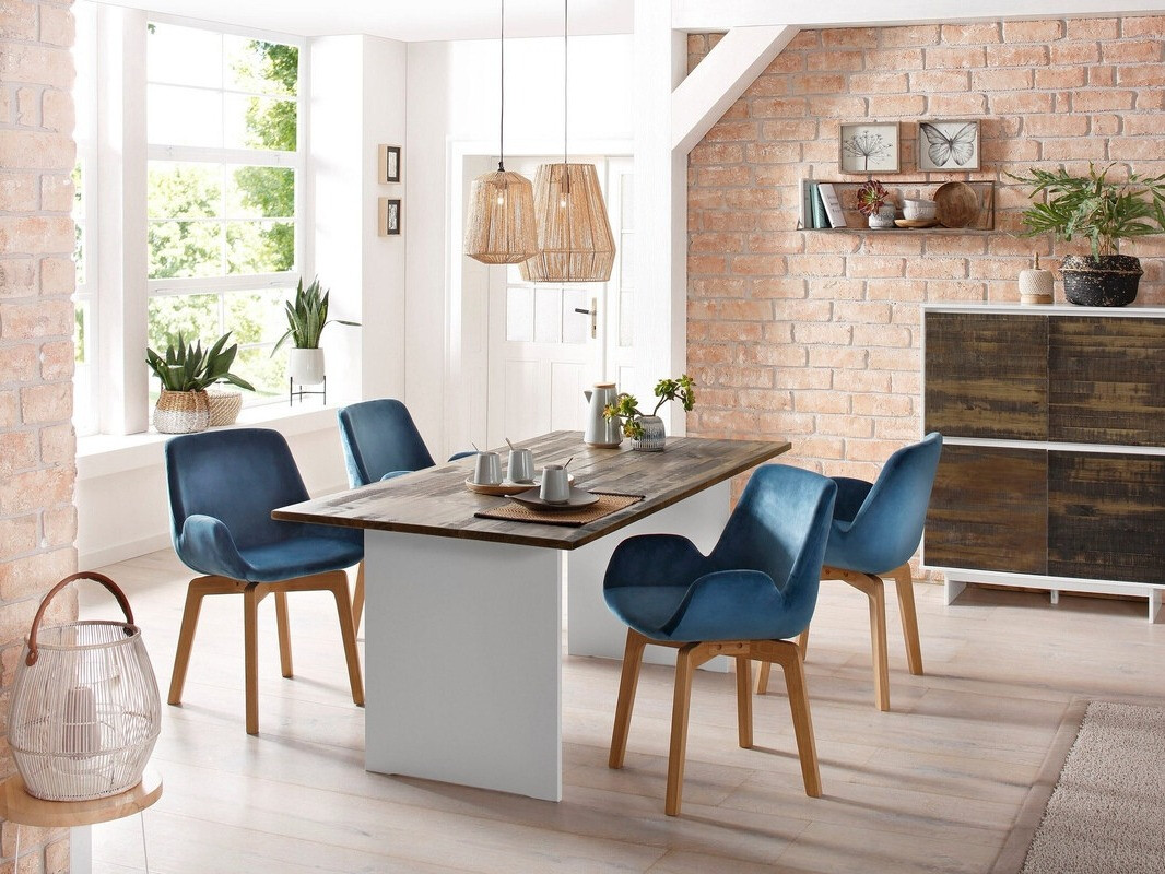 Cтол Denton 215 (Коричневый + Белый)