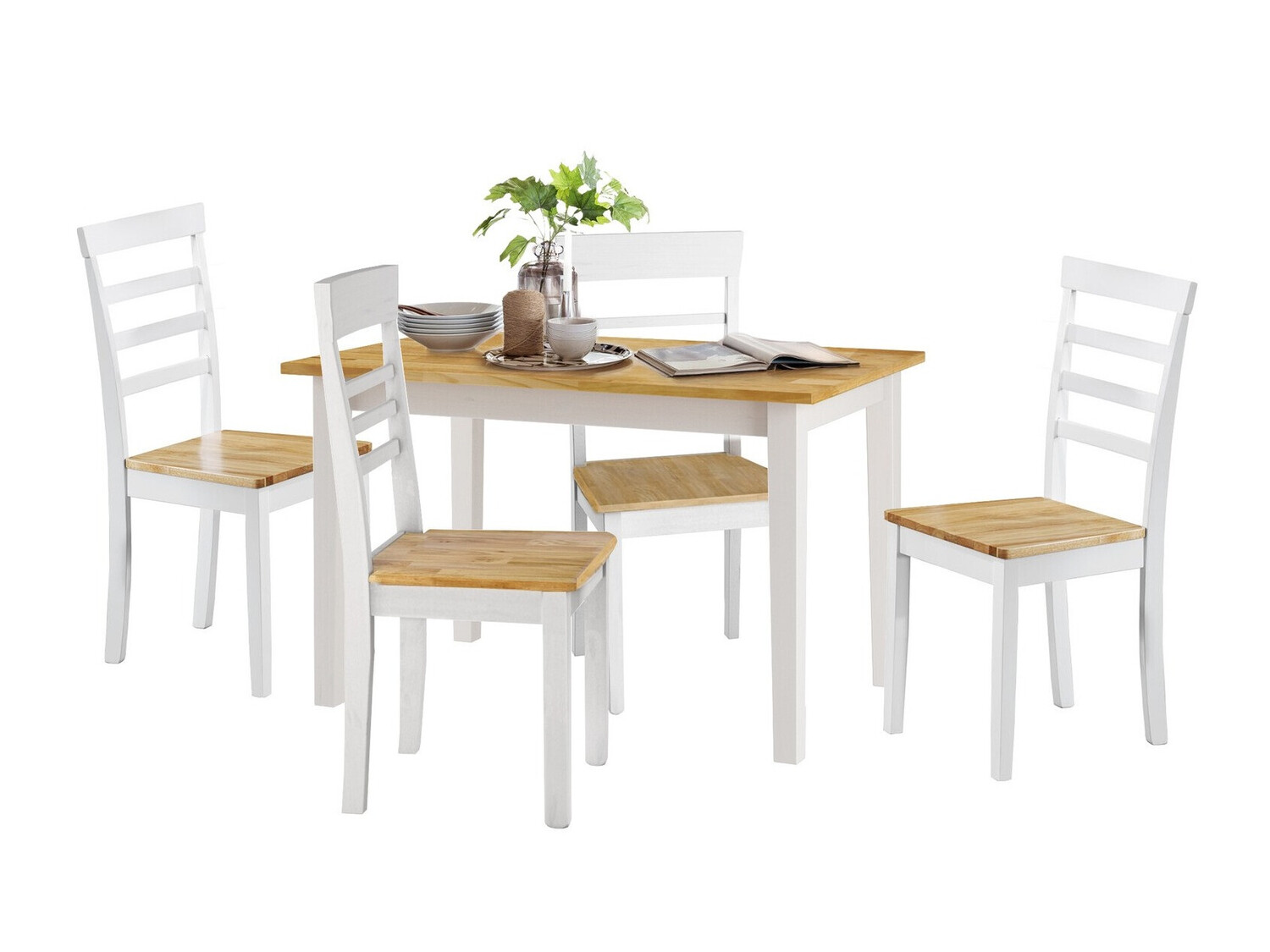 Cтол Denton 248 (Сосна + Белый)