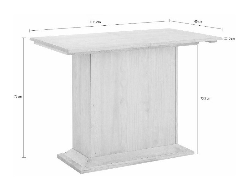Galds Cirfeli 102 (Pelēks + Priede)
