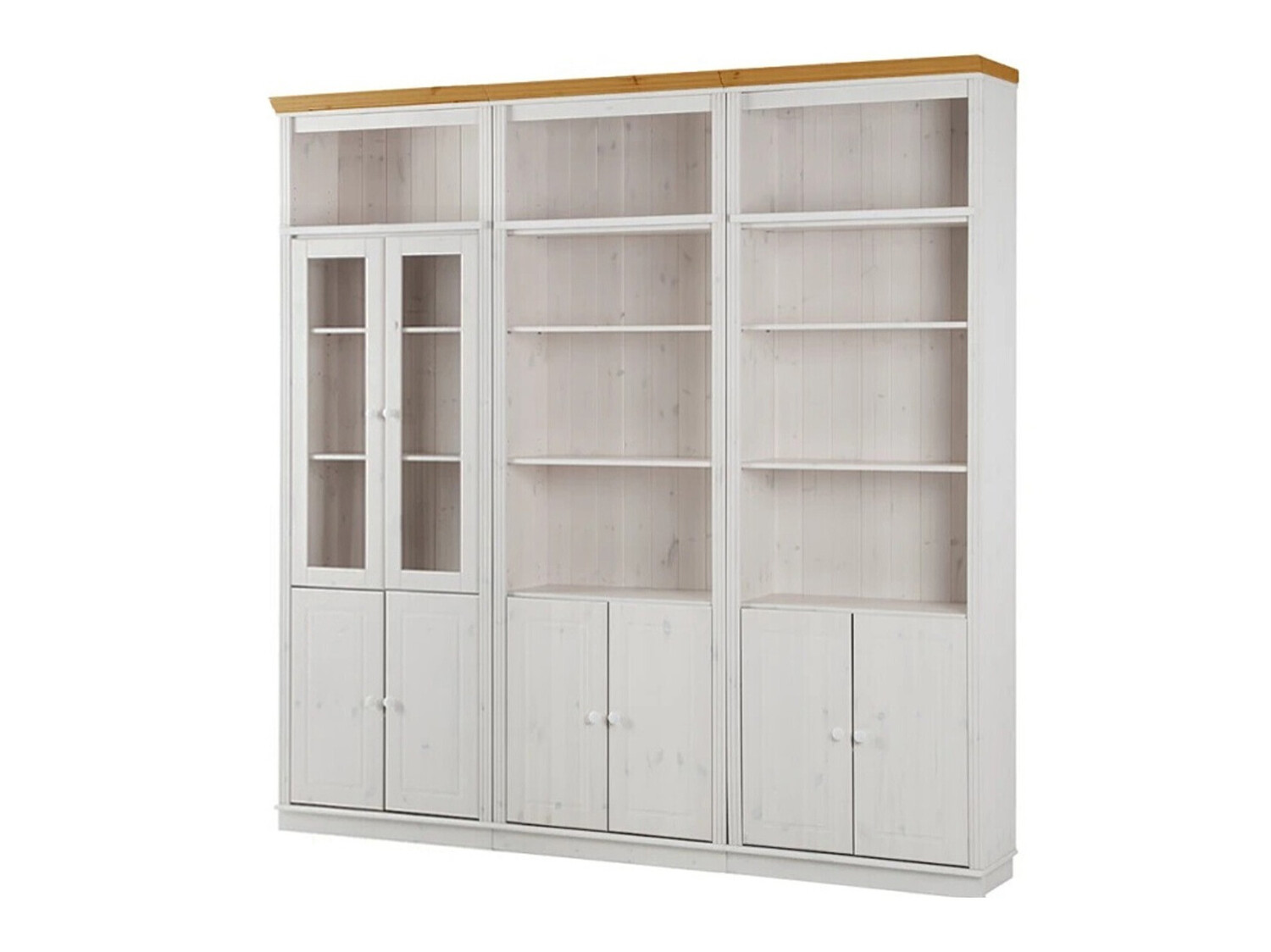 Набор полок Saltoro 111 (Белый + Медовый дуб)