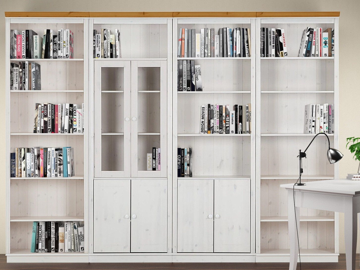 Набор полок Saltoro 112 (Белый + Медовый дуб)