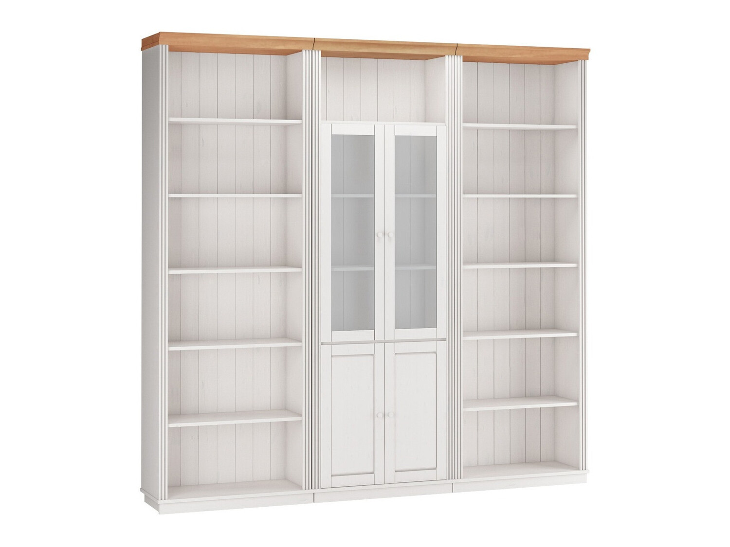 Набор полок Saltoro 113 (Белый + Медовый дуб)