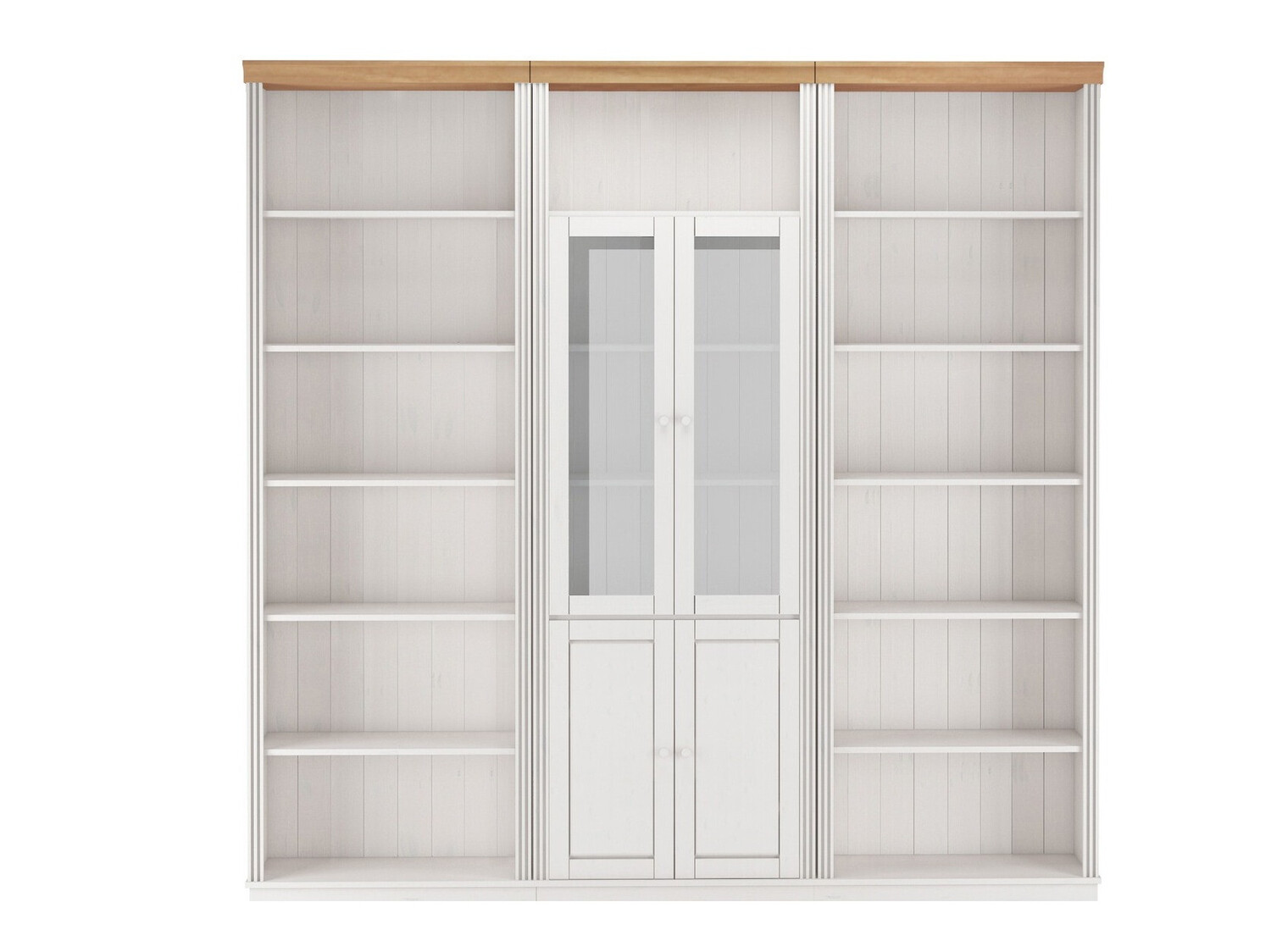 Набор полок Saltoro 113 (Белый + Медовый дуб)