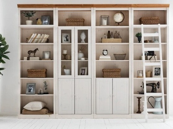 Plauktu komplekts Saltoro 112 (Balts + Medus ozols)