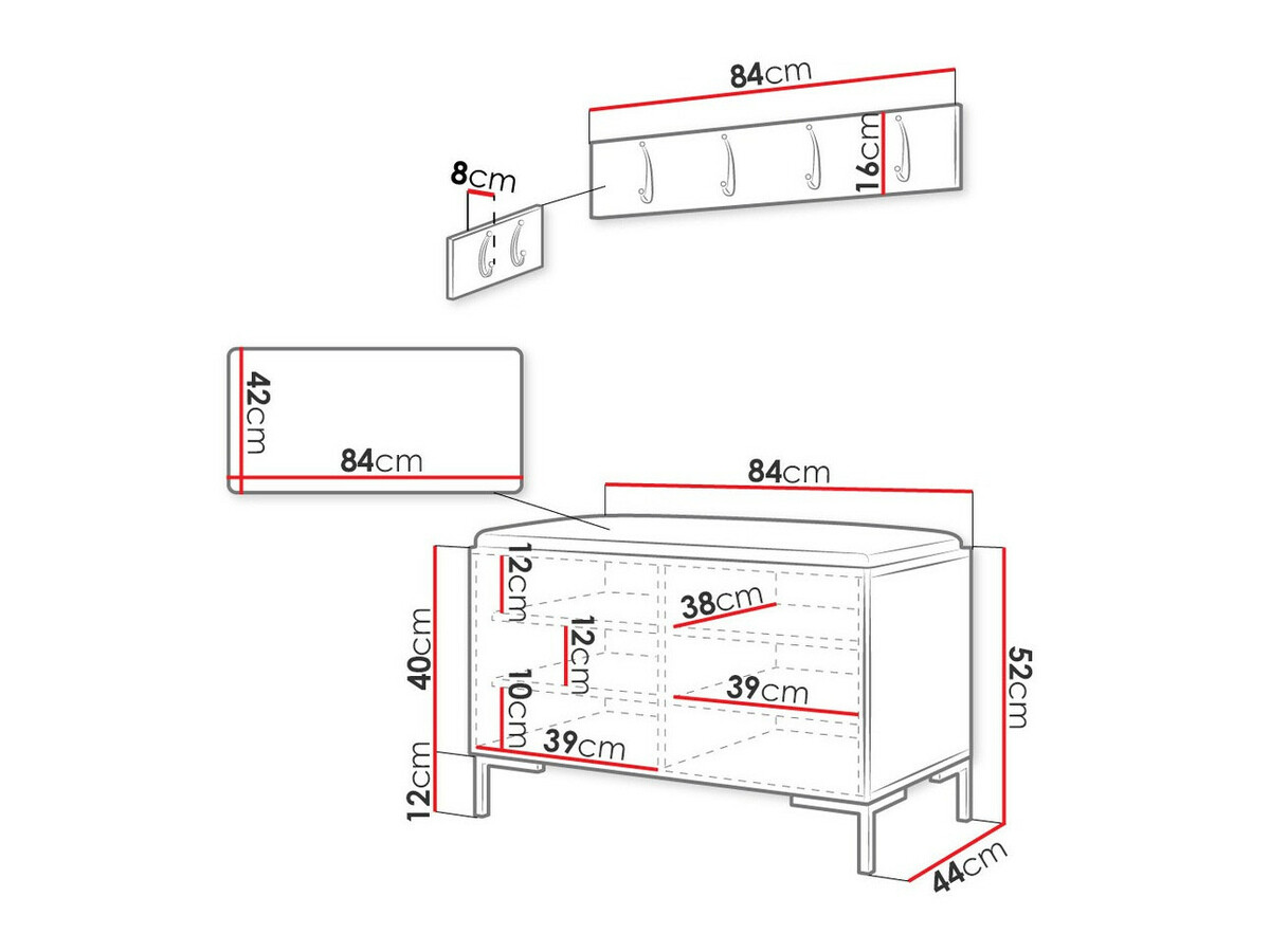 Прихожая Tivsoa 108 (Manila 16)