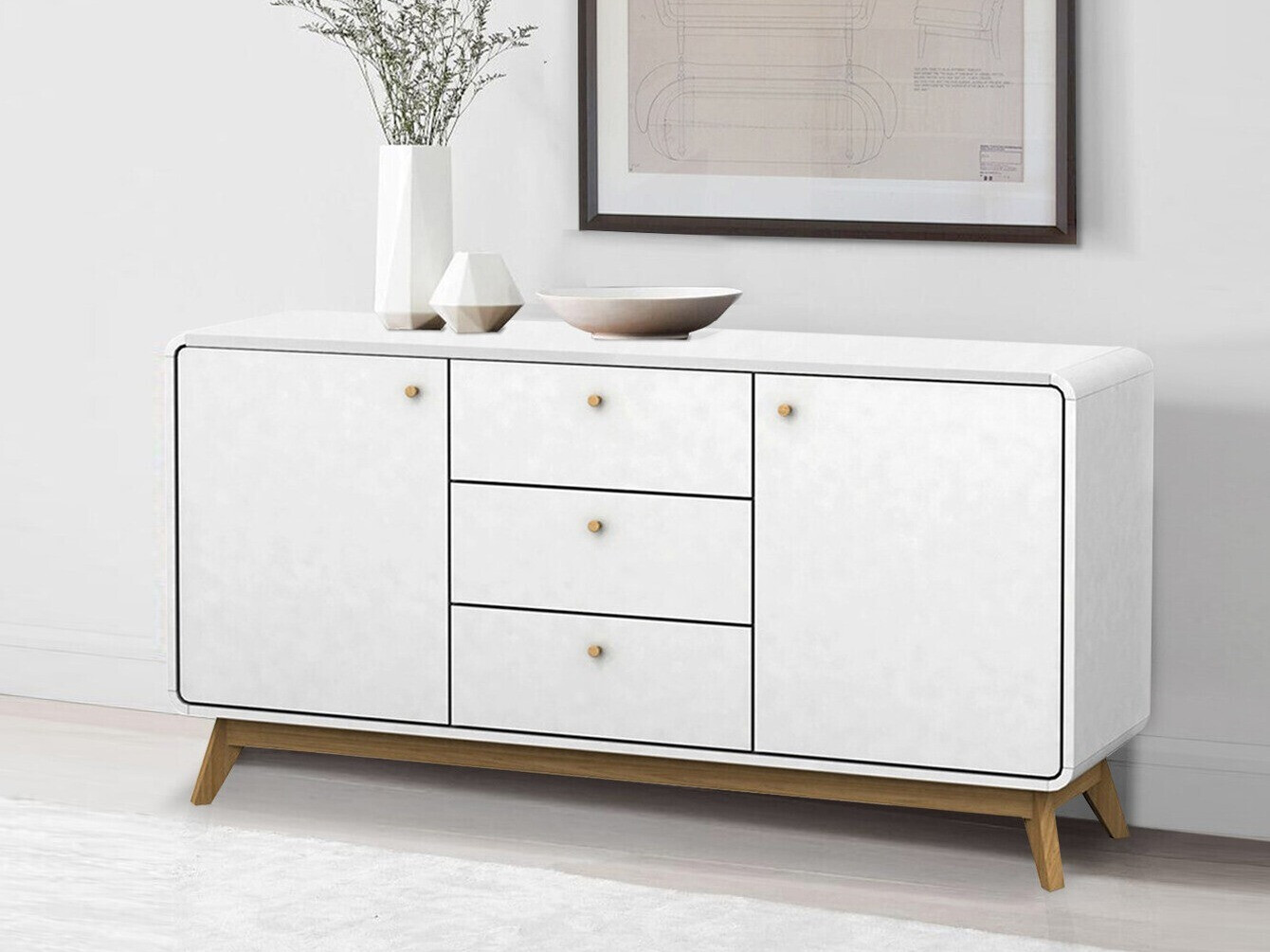 Kumode Elbtena 110 (Balts + Ozols)