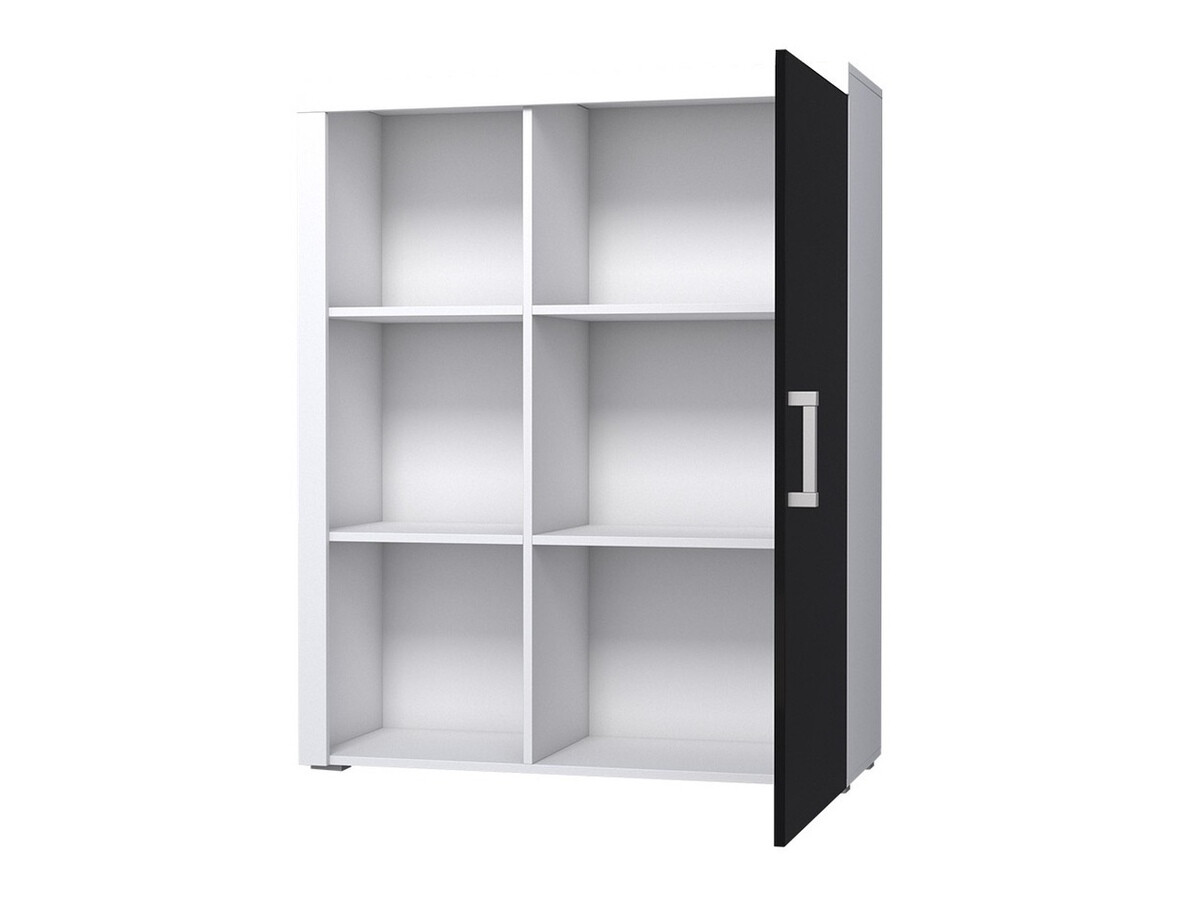 Skapis Odebeli 102 (Balts + Glancēts balts)