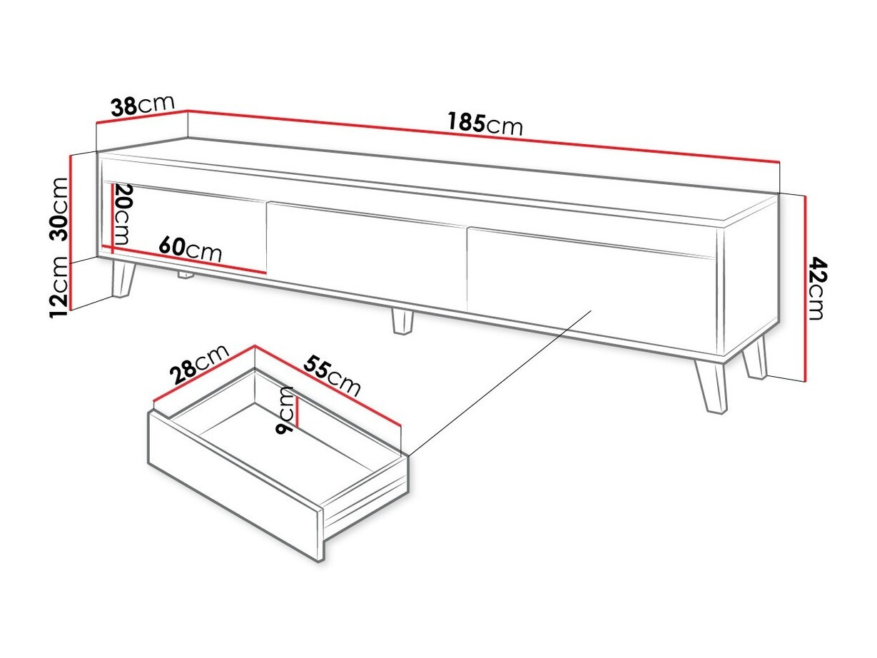 TV galds Melevara 101