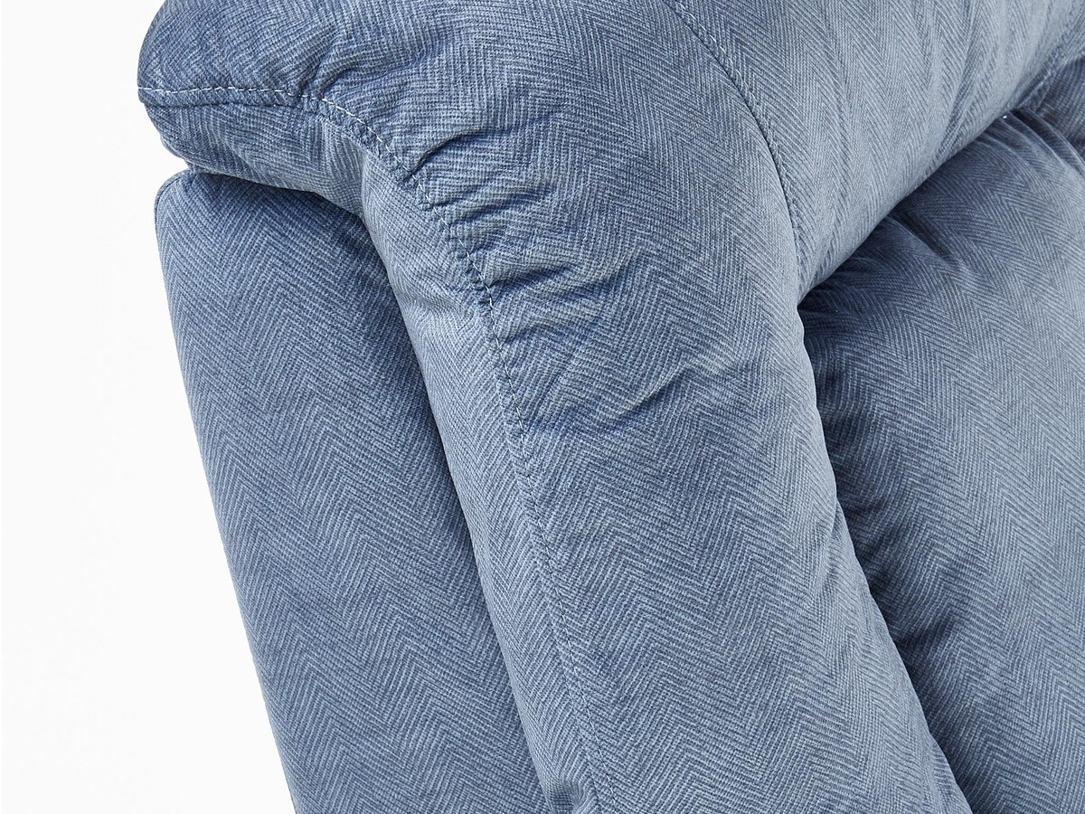 Кресло реглайнер Houston 848 (Синий + Бук)