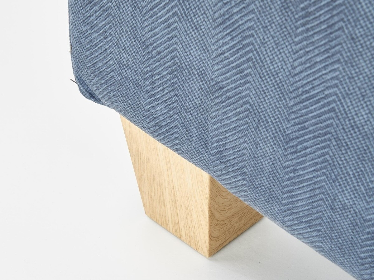 Кресло реглайнер Houston 848 (Синий + Бук)